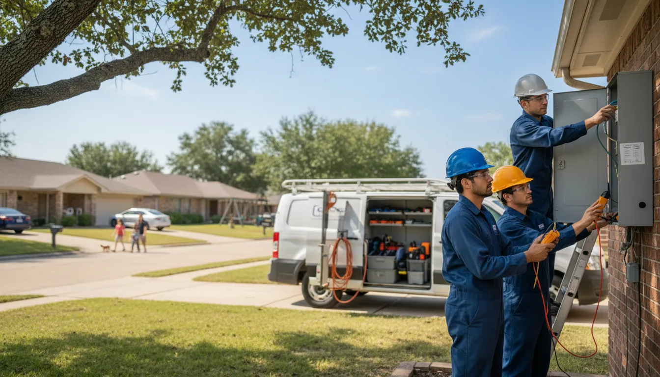 Certified electrician providing emergency electrical services in Unadilla, GA